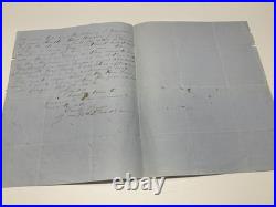 San Francisco California Pioneer Letter Huckleberries & Pigeon Etc 1859