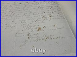 San Francisco California Pioneer Letter Huckleberries & Pigeon Etc 1859