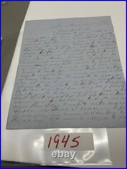 San Francisco California Pioneer Letter Huckleberries & Pigeon Etc 1859