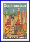 San_Francisco_California_Vintage_Airline_Travel_Poster_by_Joseph_Feher_1950s_01_lqu