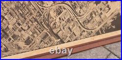 San Francisco Downtown Map very Large 1971 Aerial Map