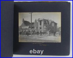 San Francisco Earthquake 1906 Photo Album Buildings, Fire National Guard