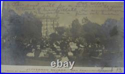 San Francisco Earthquake 1906 Postcard Residents at Jefferson Square Dynamited