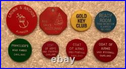 San Francisco / East Bay Area Bar Drink Token Collection California