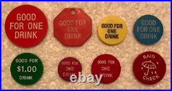 San Francisco / East Bay Area Bar Drink Token Collection California