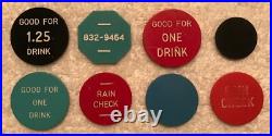 San Francisco / East Bay Area Bar Drink Token Collection California