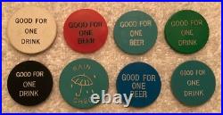 San Francisco / East Bay Area Bar Drink Token Collection California