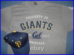 San Francisco Giants Cal Hat & XL T-shirt SF Cap University California Berkeley