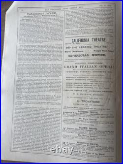 San Francisco News Letter and California Advertiser December 22, 1883 Edition
