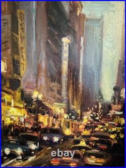 San Francisco Original Oil Painting- Bryan Mark Taylor Powell Bumpers 2005