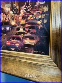 San Francisco Original Oil Painting- Bryan Mark Taylor Powell Bumpers 2005