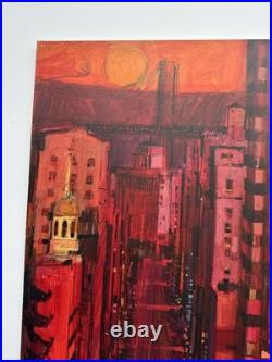 San Francisco Painting California Modernism Illustration Urban Street Scene 22