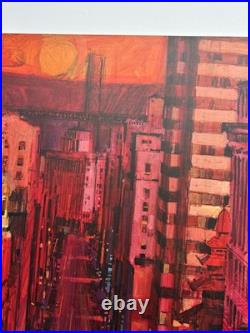 San Francisco Painting California Modernism Illustration Urban Street Scene 22