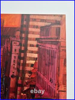 San Francisco Painting California Modernism Illustration Urban Street Scene 22