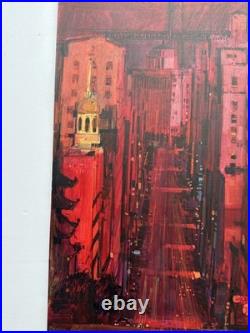 San Francisco Painting California Modernism Illustration Urban Street Scene 22