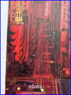 San Francisco Painting California Modernism Illustration Urban Street Scene 22