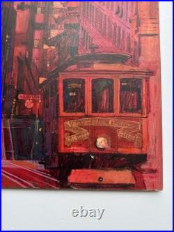 San Francisco Painting California Modernism Illustration Urban Street Scene 22
