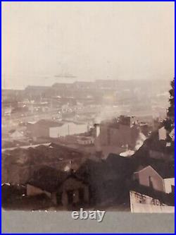 San Francisco Photo Telegraph Hill & SS Valencia Antique Nautical Disaster