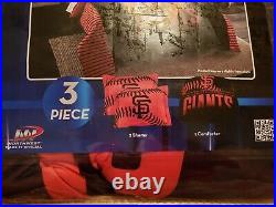 San Francisco SF Giants MLB Officially Licensed King Bedding Set