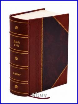 San Francisco (San Francisco County, Calif.) city director 1921 Leather Bound