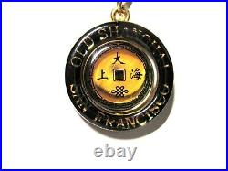 San Francisco Souvenir Old Shanghai Chinatown Keychain Swivel Center