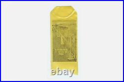 San Francisco Souvenirs Antique Set Ribbons & Pinback Bay Bridge & Golden Gate