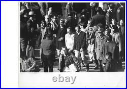San Francisco State College Strike Protest Photograph December 1968 Police Peace San Francisco State College Strike Protest Photograph December 1968 Police Peace