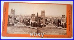 San Francisco Stereoview by Houseworth #354 California St corner Stockton 1870s