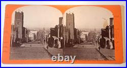 San Francisco Stereoview by J. J. Reilly #113 California St from Stockton 1870s