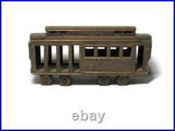 San Francisco Trolley Collectible Metal Train Brass Cable Car