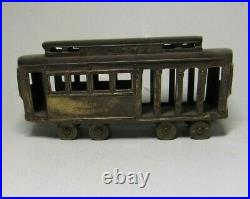 San Francisco Trolley Collectible Metal Train Brass Cable Car