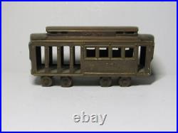San Francisco Trolley Collectible Metal Train Brass Cable Car