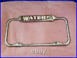 San Francisco Waters Rare Vintage California License Plate Frame 1940s 1950s