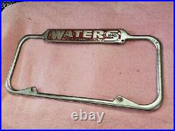 San Francisco Waters Rare Vintage California License Plate Frame 1940s 1950s San Francisco Waters Rare Vintage California License Plate Frame 1940s 1950s