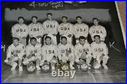 Scarce Chinese American Historic Basketball Tream Photo Vintage Very Rare