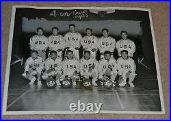 Scarce Chinese American Historic Basketball Tream Photo Vintage Very Rare