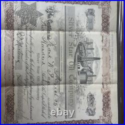 Silver Stat Oil Company San Francisco California 600 Shares 1901