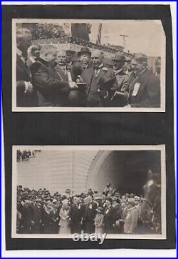 Six 1917 Photos from the Dedication of the Twin Peaks Tunnel San Francisco CA
