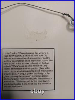 Sketches artist signed stain glass inspired 8×10 professionally framed Ausen 13