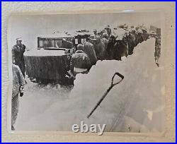 Snowbound Streamliner Rescuing the 1952 San Francisco U. S. Army Photograph 8x10 Snowbound Streamliner Rescuing the 1952 San Francisco U. S. Army Photograph 8x10