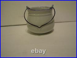 Souvenir Small 2 1/2 INCH TALL KETTLE Bowl WITH METAL HANDLE SAN FRANCISCO