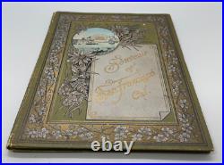 Souvenir of San Fransisco Cal. Heininger 1890 Photo Book, Pre-Earthquake Souvenir of San Fransisco Cal. Heininger 1890 Photo Book, Pre-Earthquake