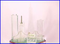 Sparkling Fineline Crystal Prism San Francisco Skyline 3D Trans America Crystal