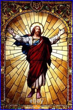 Stained glass window at the Neptune Society Columbarium San Francisco California