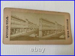 Stereoviews California / 3 Stereoviews of San Fransisco and Californian Redwoods