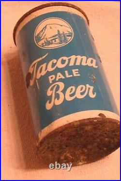 TACOMA Lager Beer, IRTP Cone Top beer can, Rainier, San Francisco, California