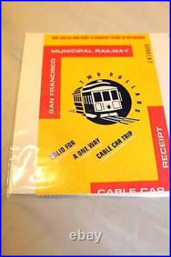 TICKET San Francisco Municipal Railway Cable Car Trip Receipt Collectible