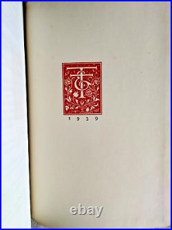 Taylor & Taylor Printers San Francisco Type Specimen And History Limited Ed 1939