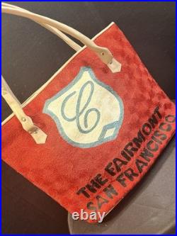The Fairmont Hotel San Francisco Large Satchel Purse Bag