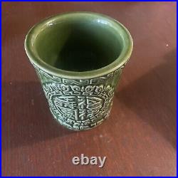 The Mandarin San Francisco Green Tiki Bucket Mug Cup Otagiri OMC With Box The Mandarin San Francisco Green Tiki Bucket Mug Cup Otagiri OMC With Box